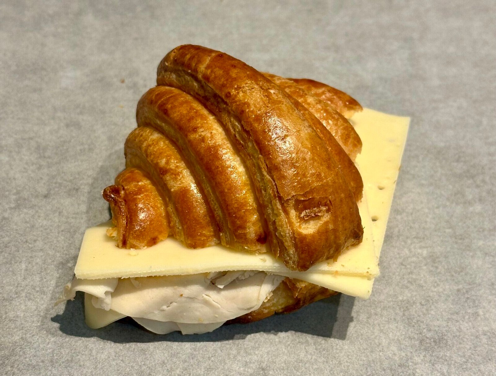 Turkey & Lactose‑Free Cheese Croissant